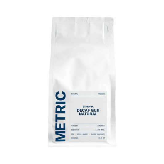 Ethiopia Decaf Guji Natural 10.5 oz Bright Craft Coffee Beans