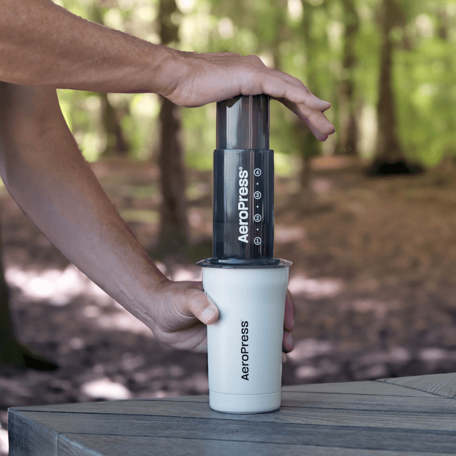 AeroPress Travel Coffee Tumbler - Stainless Steel Everyday Coffee Mug Accessory